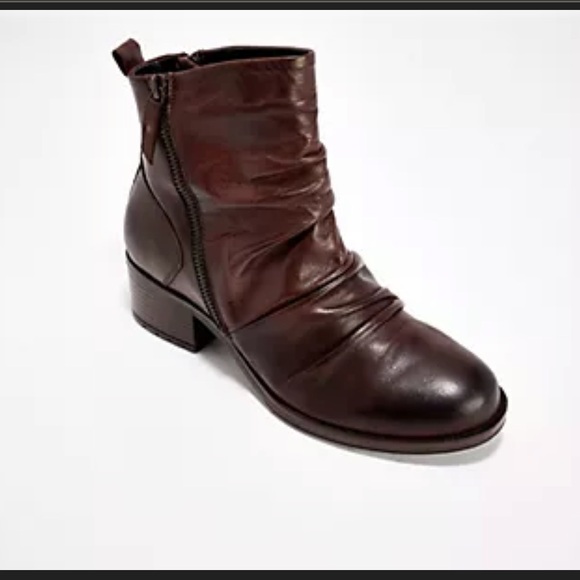 dark brown dress booties Margaux Pointed-Toe Ankle Boots - The Downtown Boot